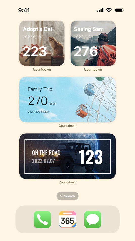 #8. Countdown Widget & Countdown (iOS) Podle: Gulooloo Tech