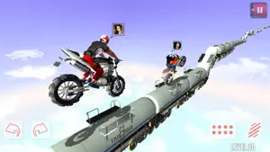 Dirtbike Roof Top Racing Game screenshot 4