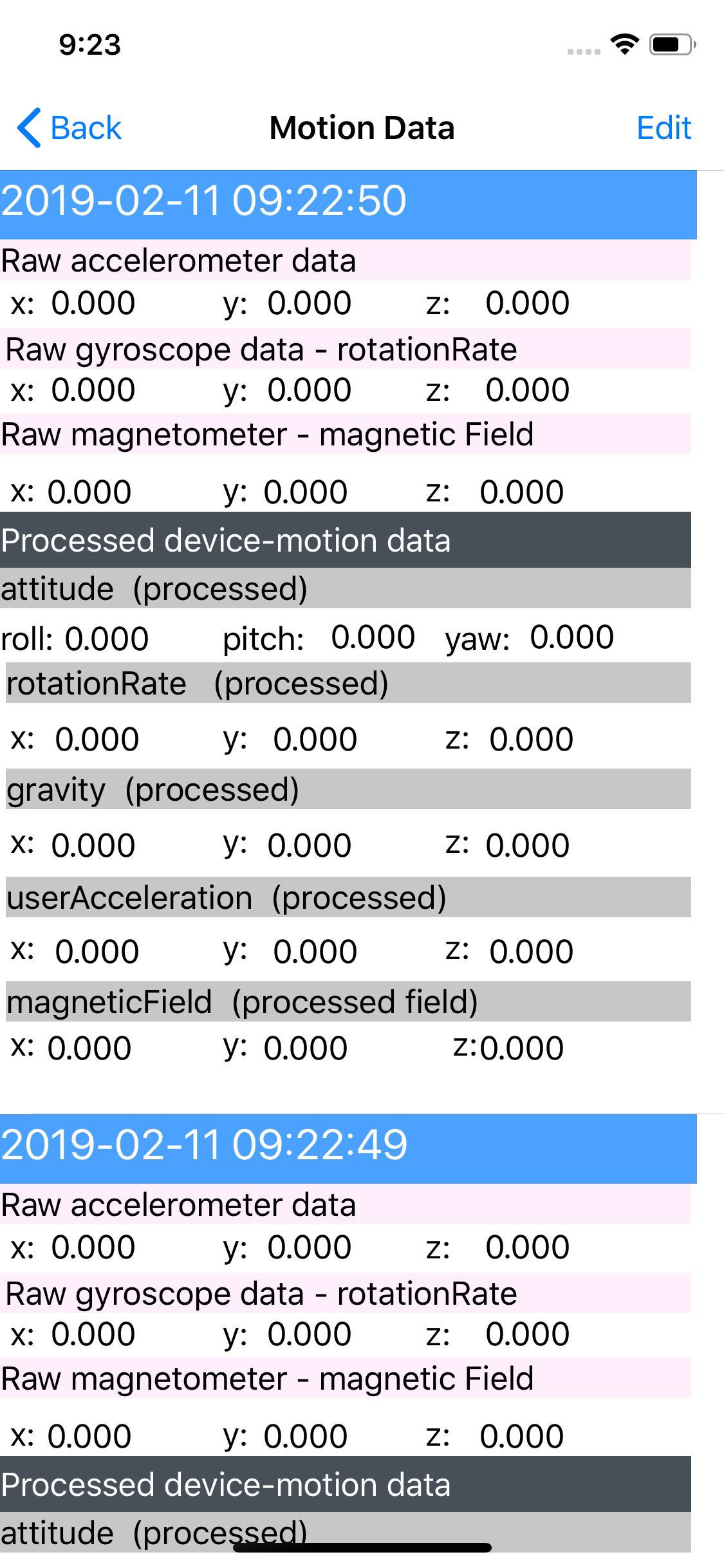 Device Motion Detective screenshot 5