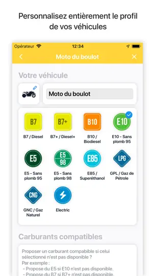 Capture d'écran de Essence / Gasoil Now sur iPhone 5