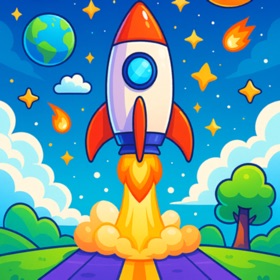 Rocket Turn : Idle