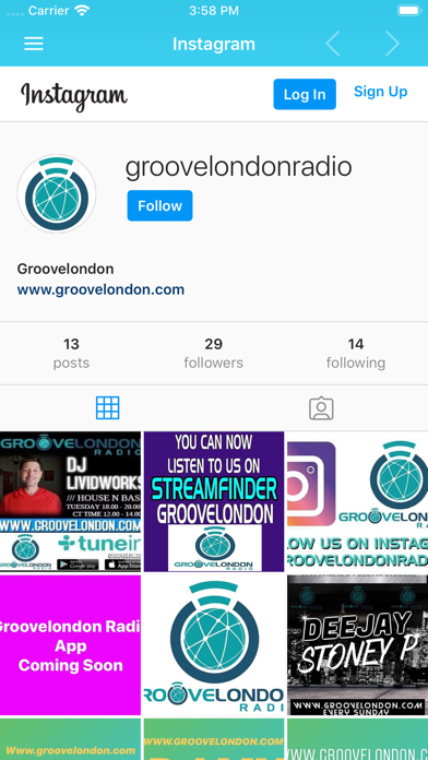 Groovelondon Radio iPhone screenshot 6 - Music app