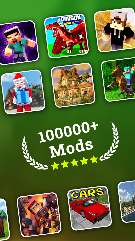 #1. Mods & Skinseed For Minecraft (iOS) Podle: Jignesh Thakkar Huf