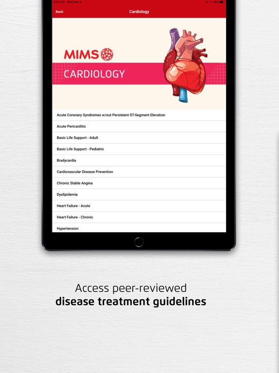MIMS Singapore iPad screenshot 4 - Medical app