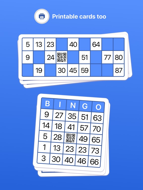 bingo!! cards iPad screenshot