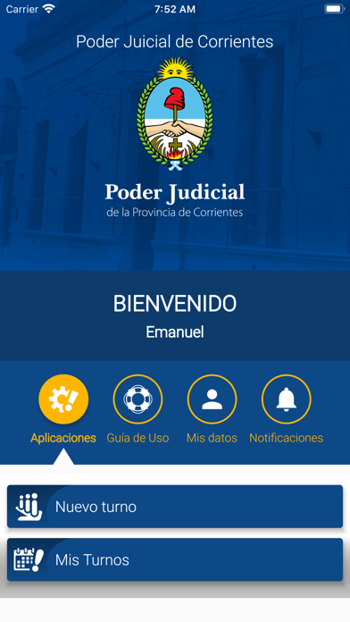 Poder Judicial de Corrientes app screenshot