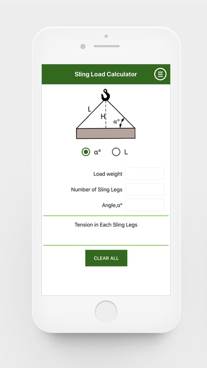 Sling Load Calculator