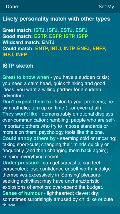 Personality Express Screenshot