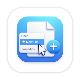 Right-click New File