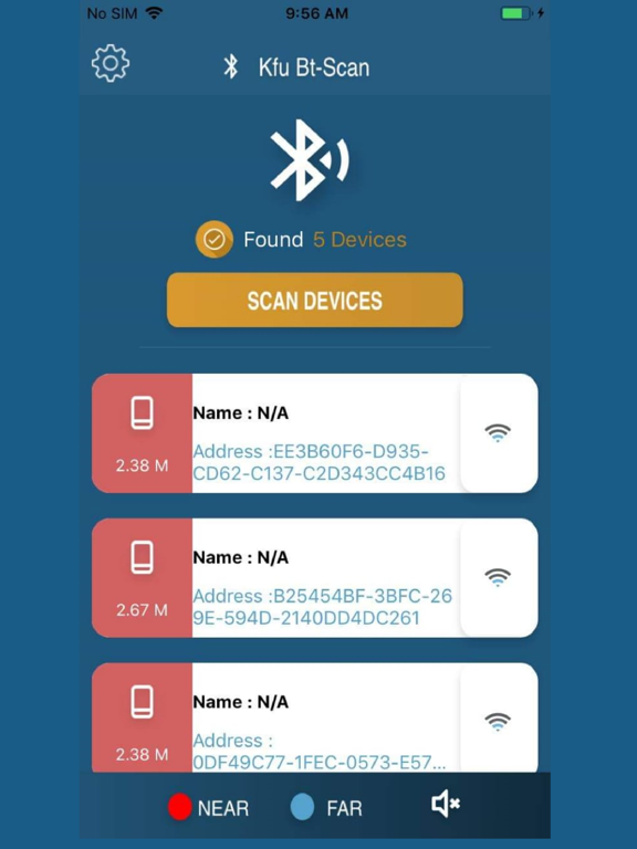 Screenshot #5 pour KFU BT SCAN