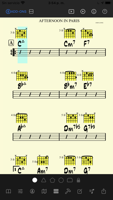 Screenshot #1 pour Mapping Tonal Harmony Pro