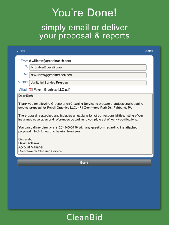 CleanGuru Janitorial Software iPad screenshot 4 - Business app