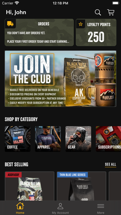 Black Rifle Coffee Company Screenshot