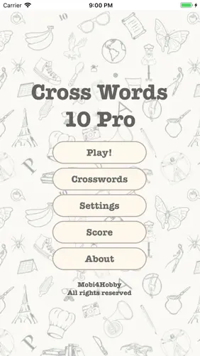 CrossWords 10 Pro screenshot 1