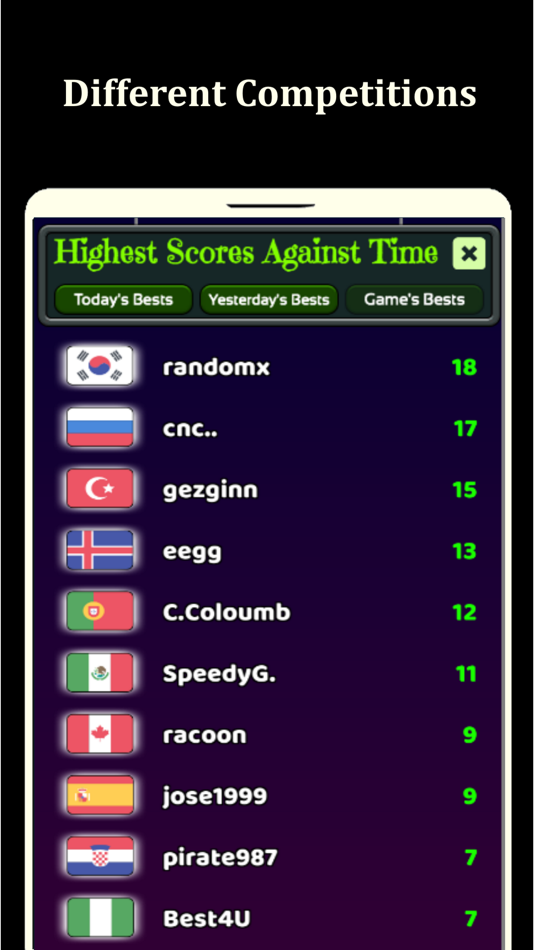 #5. Flag Quiz - Trivia Game (iOS) Podle: Sumeyye Gumus Uzun
