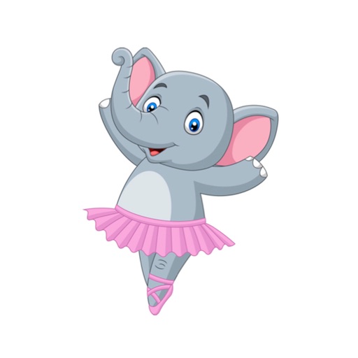 Elephant Ballet Stickers