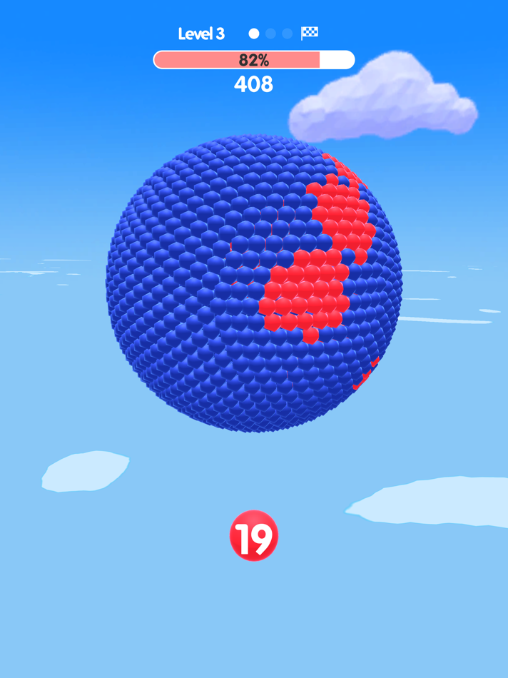 #2. Ball Paint - Color Puzzle 3D (iOS) 来自: RadPirates