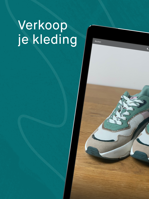 Vinted: tweedehandsplatform iPad app afbeelding 1