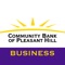 Bank conveniently and securely with Community Bank of Pleasant Hill Mobile Business Banking