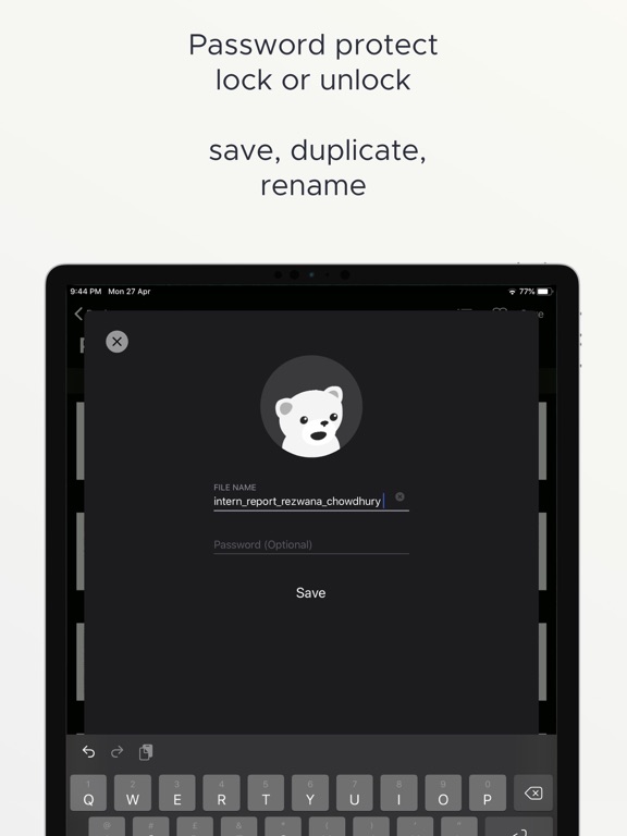 PDF Pencil: Fill Out Form iPad screenshot