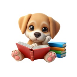 Reading Puppy Stickers