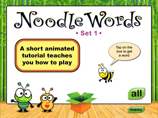 Noodle Words iPad screenshot 5 - Education app