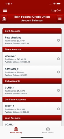 App screenshot