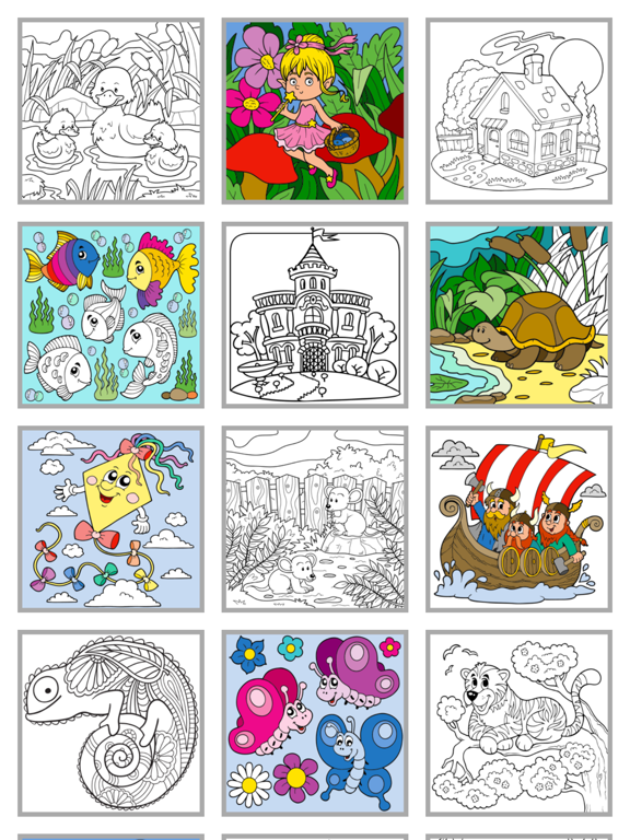 Coloring for Kids 1 iPad screenshot