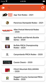 Rodeo Ticket Check In screenshot