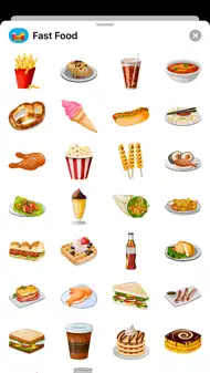 Fast Food Mc Burger Stickers iphone bilder 1