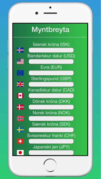 Screenshot 1 of Myntbreyta App