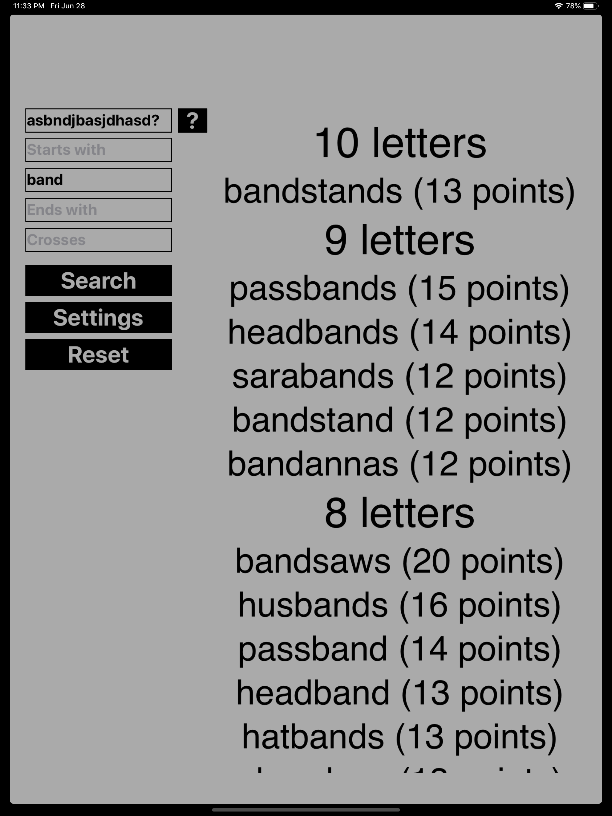 Wordfeud Words screenshot 4