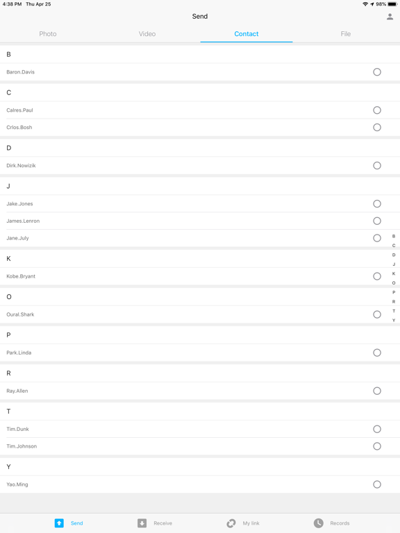 App screenshot