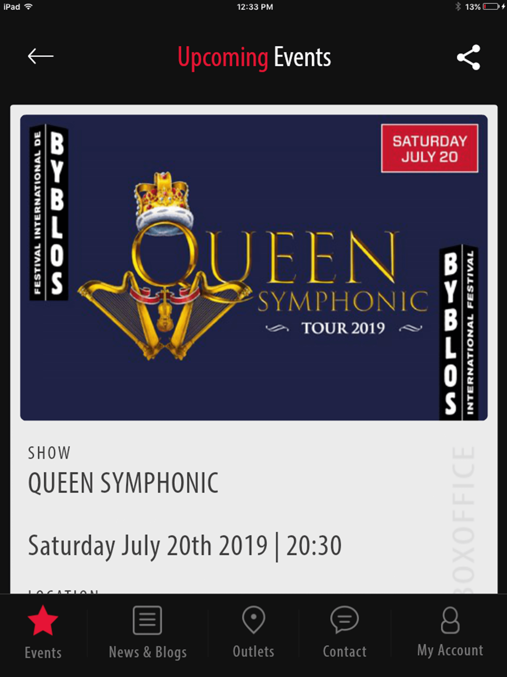 Ticketing Boxoffice
