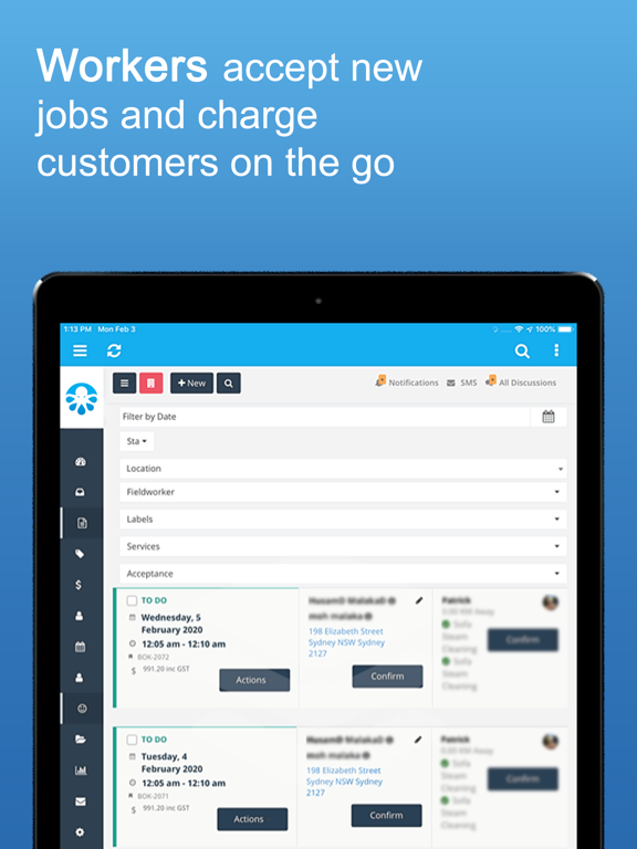 OctopusPro iPad screenshot 4 - Business app