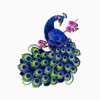 Mystery Peacock Stickers icon