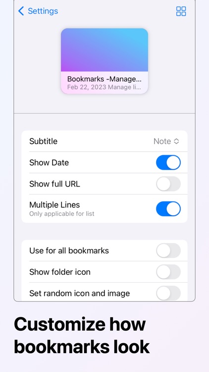 Bookmarks - URL Manager screenshot-5