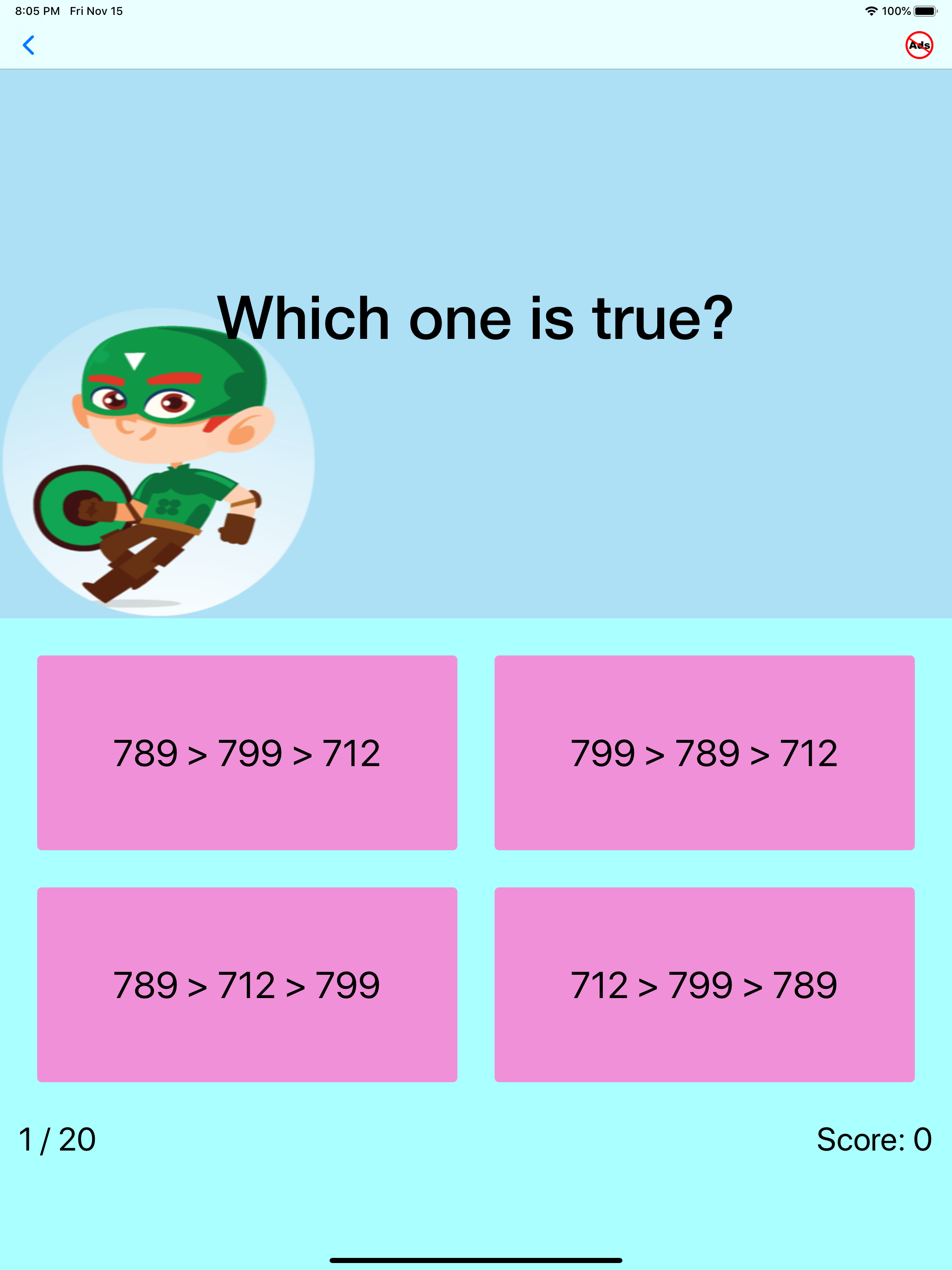 Third Grade Math Quiz