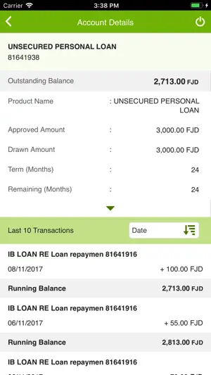 BSP Fiji Mobile Banking screenshot 2