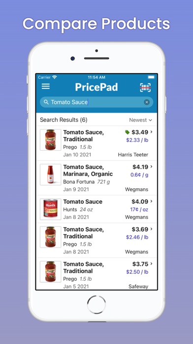 PricePad - Track Prices & Save Screenshot