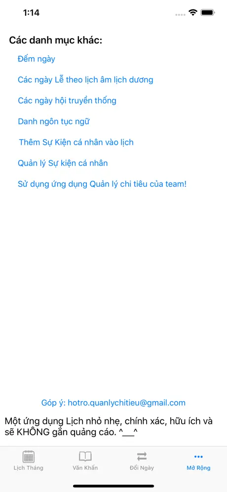 A Lịch Việt -NoAds LichVanNien