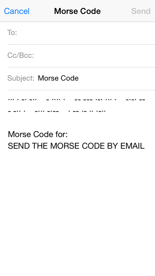 #5. Morse Code (iOS) 由: Piet Jonas