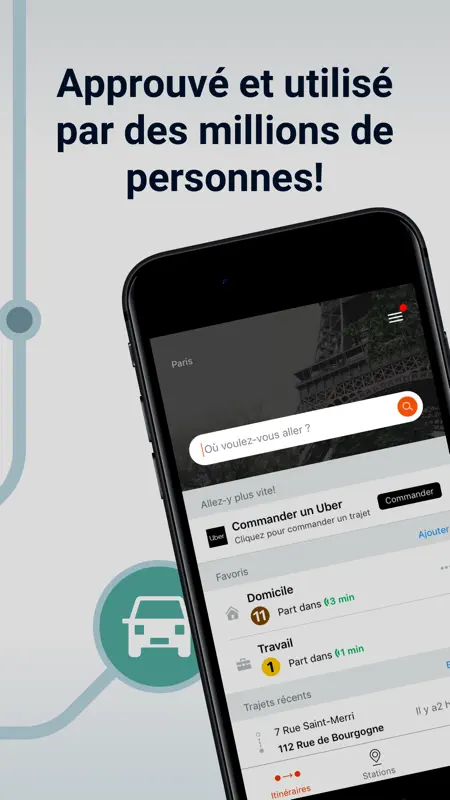 Moovit: Transports en commun screenshot 7 of 8