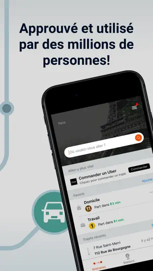 Capture d'écran de Moovit: Transports En Commun sur iPhone 7