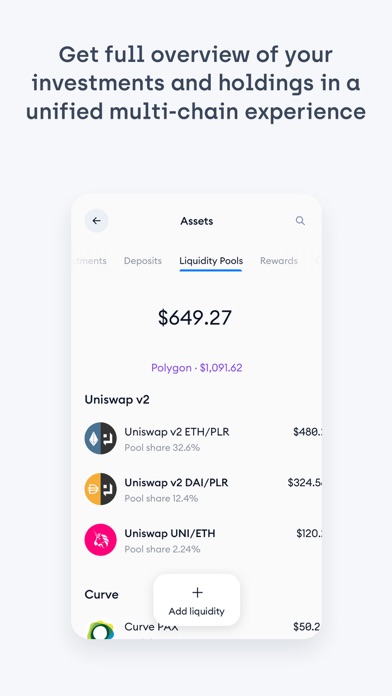Screenshot #2 pour PillarX: Smart DeFi Wallet
