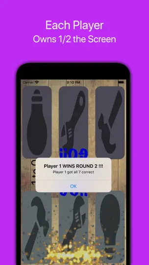 Скриншот 2 Players 1 Device: Tabletop на iPhone 9