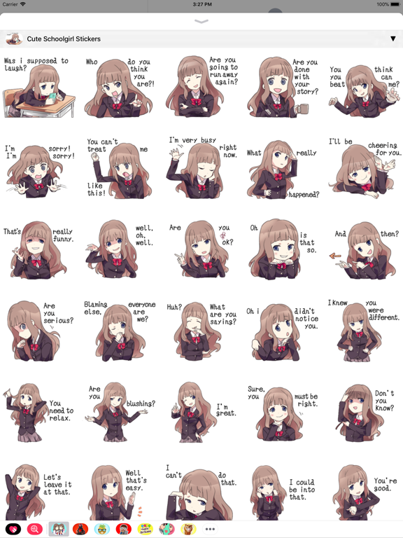 School Stickers • iPad screenshot 1 - Stickers app