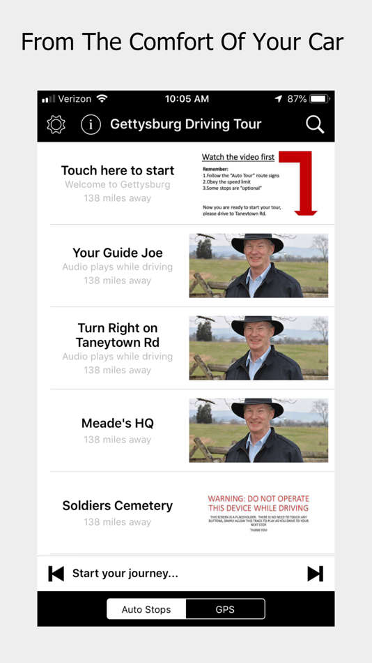 #2. Gettysburg Driving Tour (iOS) By: OnCell Systems