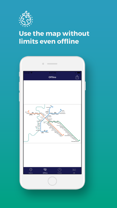 Metro Rome: timetables & lines iPhone screenshot 5 - Travel app