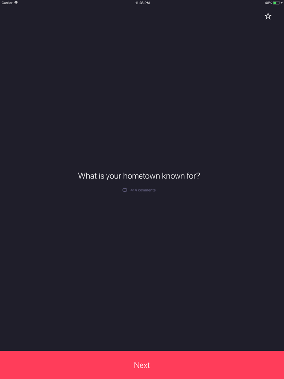 Ask Friends: Conversations iPad screenshot 2 - Lifestyle app